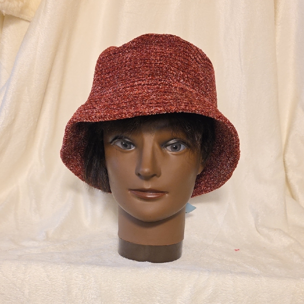 Elegant Maroon Women's Bucket Hat